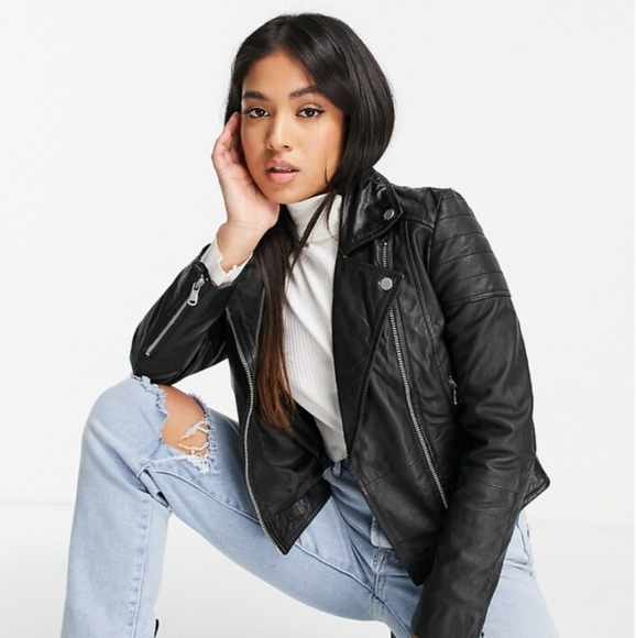 Barneys New York Jackets & Blazers - BARNEY'S ORIGINAL* Clara Real Leather Jacket